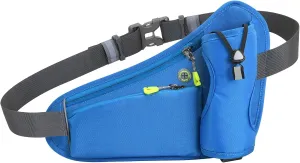 TopTie Fanny Pack with Water Bottle Holder, Reflective Strip Unisex Waist Bag for Running, Workout, Travel, Hiking (Without Bottle)