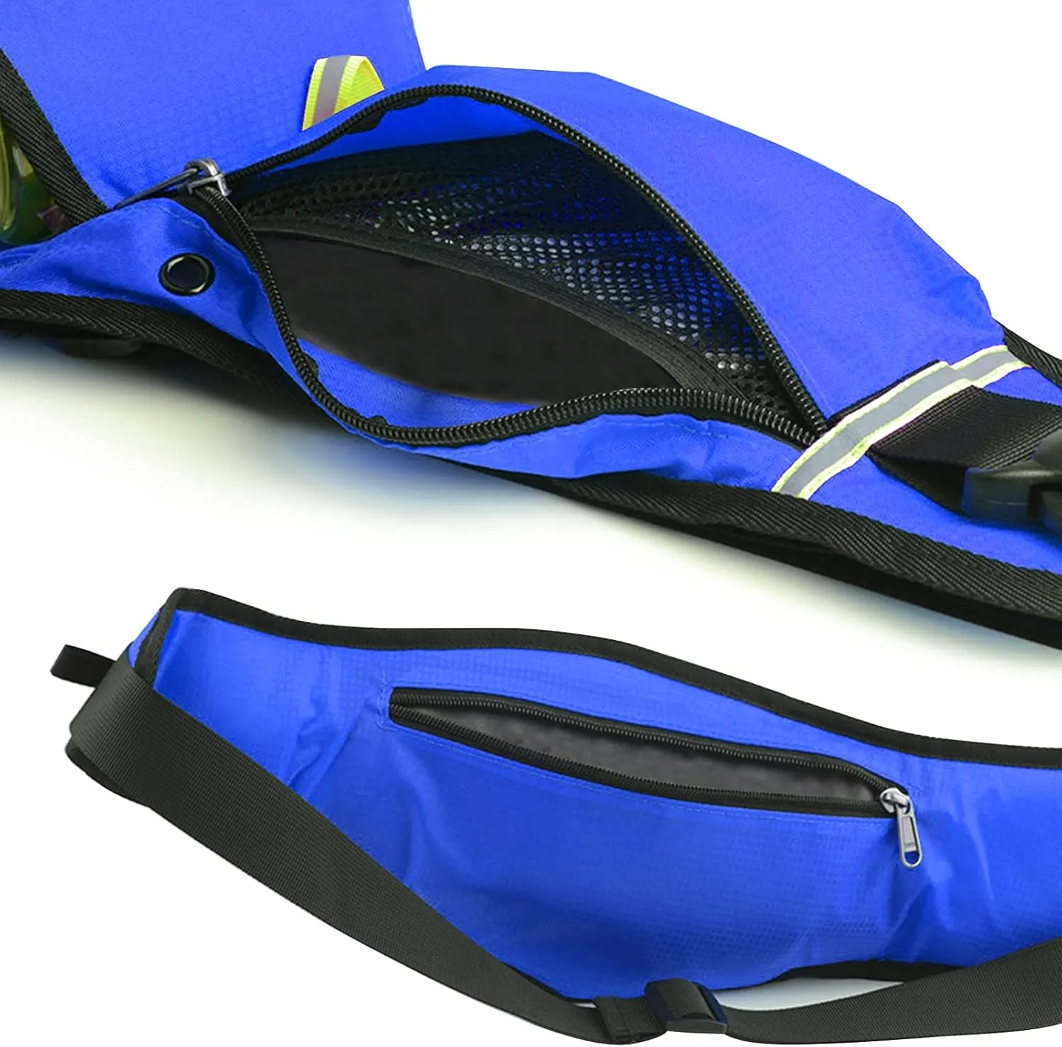 TopTie Unisex Fanny Pack, Waist Pack with Water Bottle Holder & Adjustable Strap for Jogging, Exercise, Outdoor Use