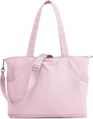Tote Bag for Women,Puffer Work Bags with Zipper Compartments, Expandable Handbag for Travel Work Sport