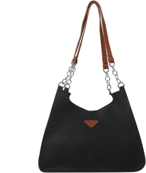 Tote Bags PU Leather Purses and Handbags for Women Top Handle Ladies Shoulder Bags for Work Travel, One Color, One Size