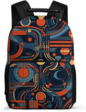 Travel Backpack for Women Men Carry On Backpack Complex Patterns Luggage Daypack 15.6 Inch Laptop Backpack