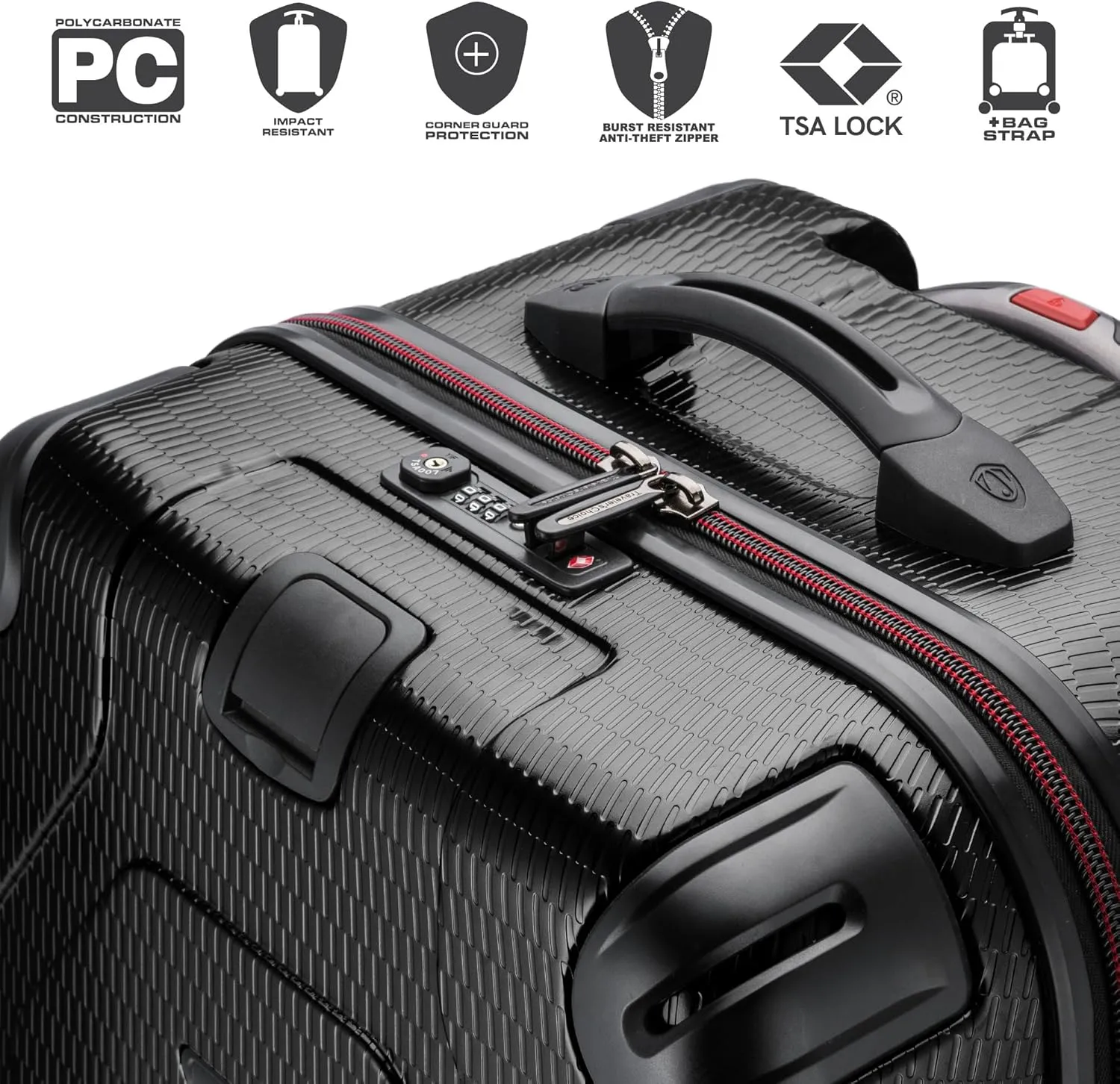 Traveler's Choice Maxporter II 30" Hardside Spinner Trunk Luggage, Expandable, Black
