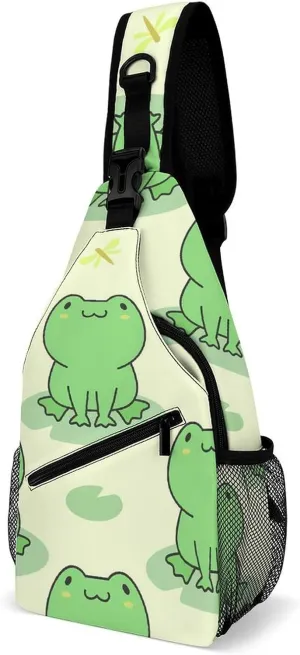 Trendy Crossbody Bags for Women Men, Travel Hiking Chest Bag Sling Crossbody Bag