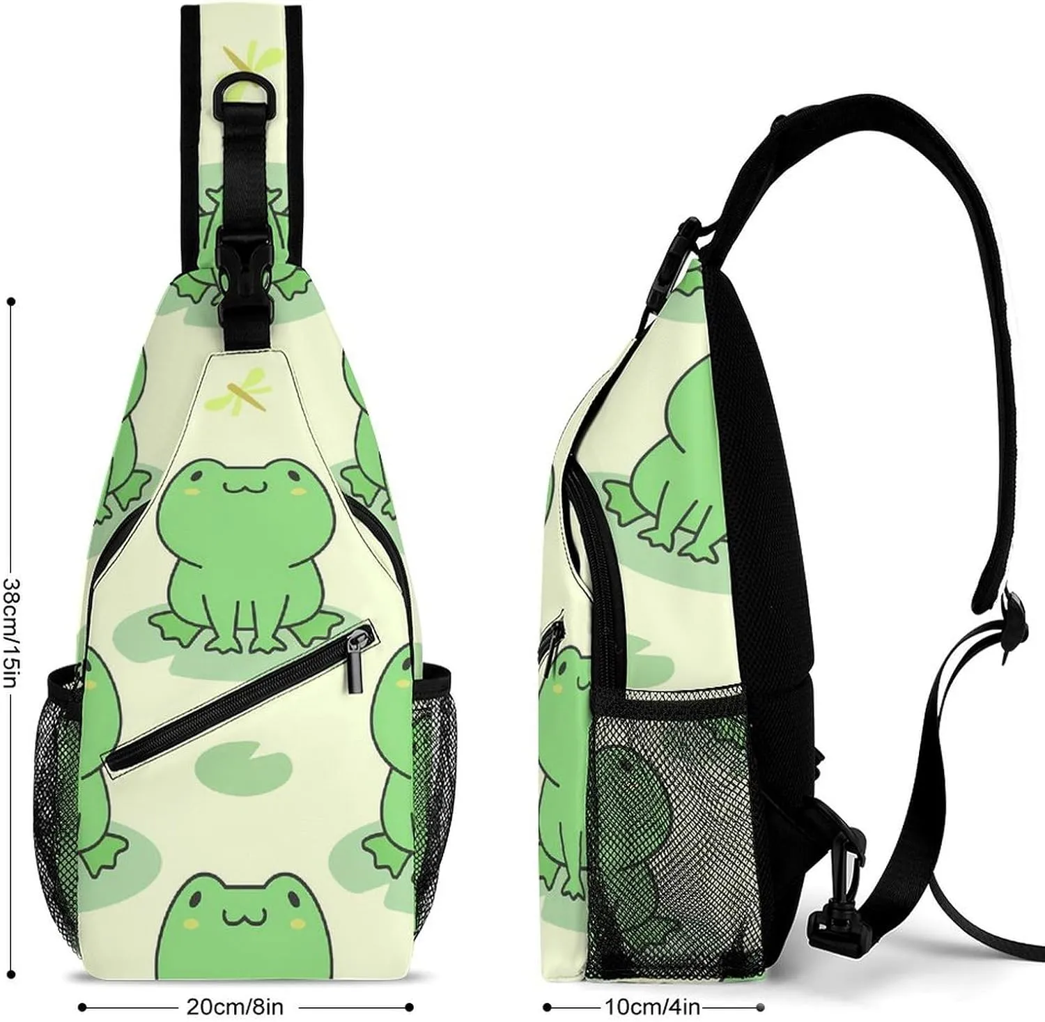 Trendy Crossbody Bags for Women Men, Travel Hiking Chest Bag Sling Crossbody Bag