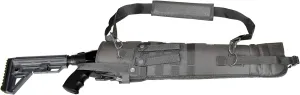 Trinity scabbard for Charles Daly Defense Honcho Tactical case Hunting Storage Soft Range molle Holster Bag Shoulder Military Security ATV Horse Motorcycle Padded Bag Gray 25 inches.