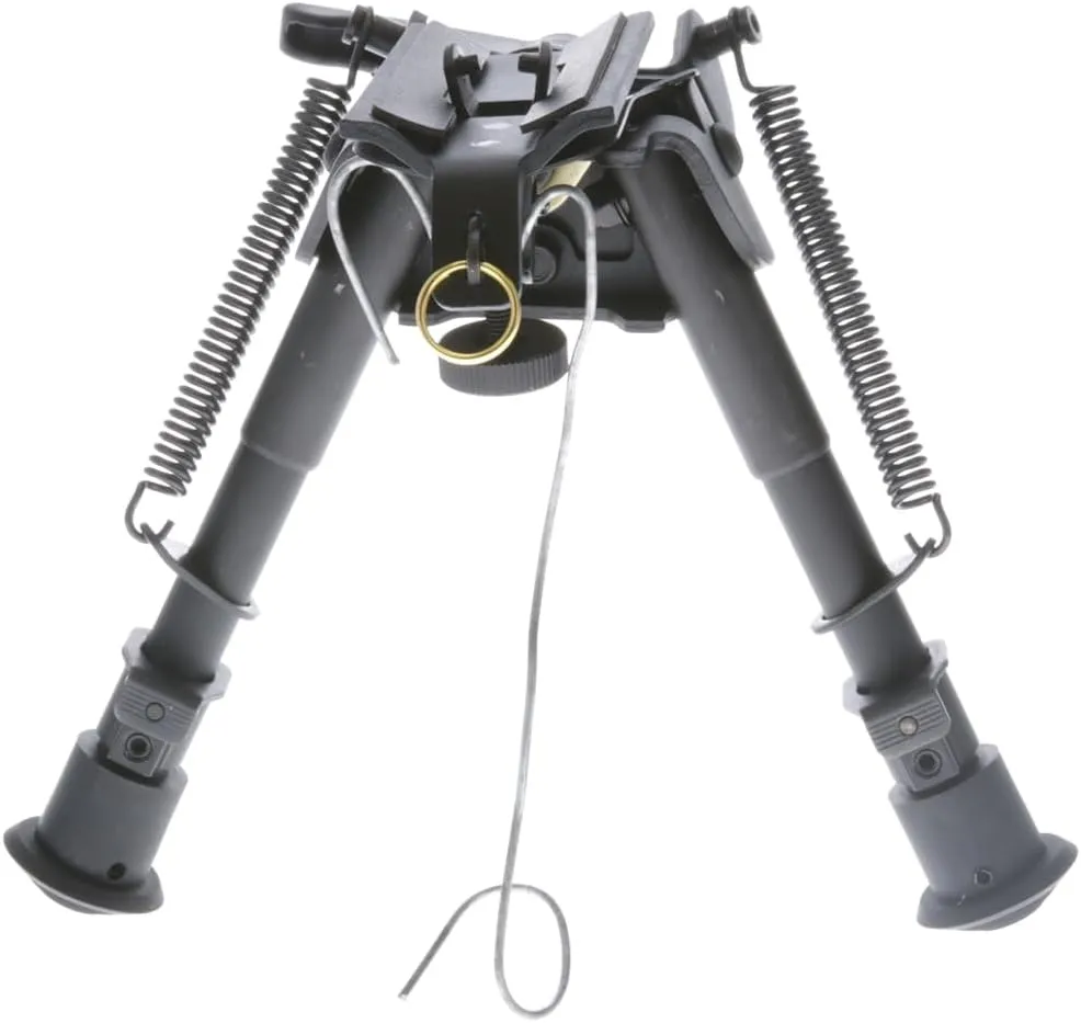 TRUGLO Tac Pod All-Metal Adjustable Lightweight Versatile Durable Portable Rifle Bipod for Bench or Prone Shooting - Base Style & Leg Length Options