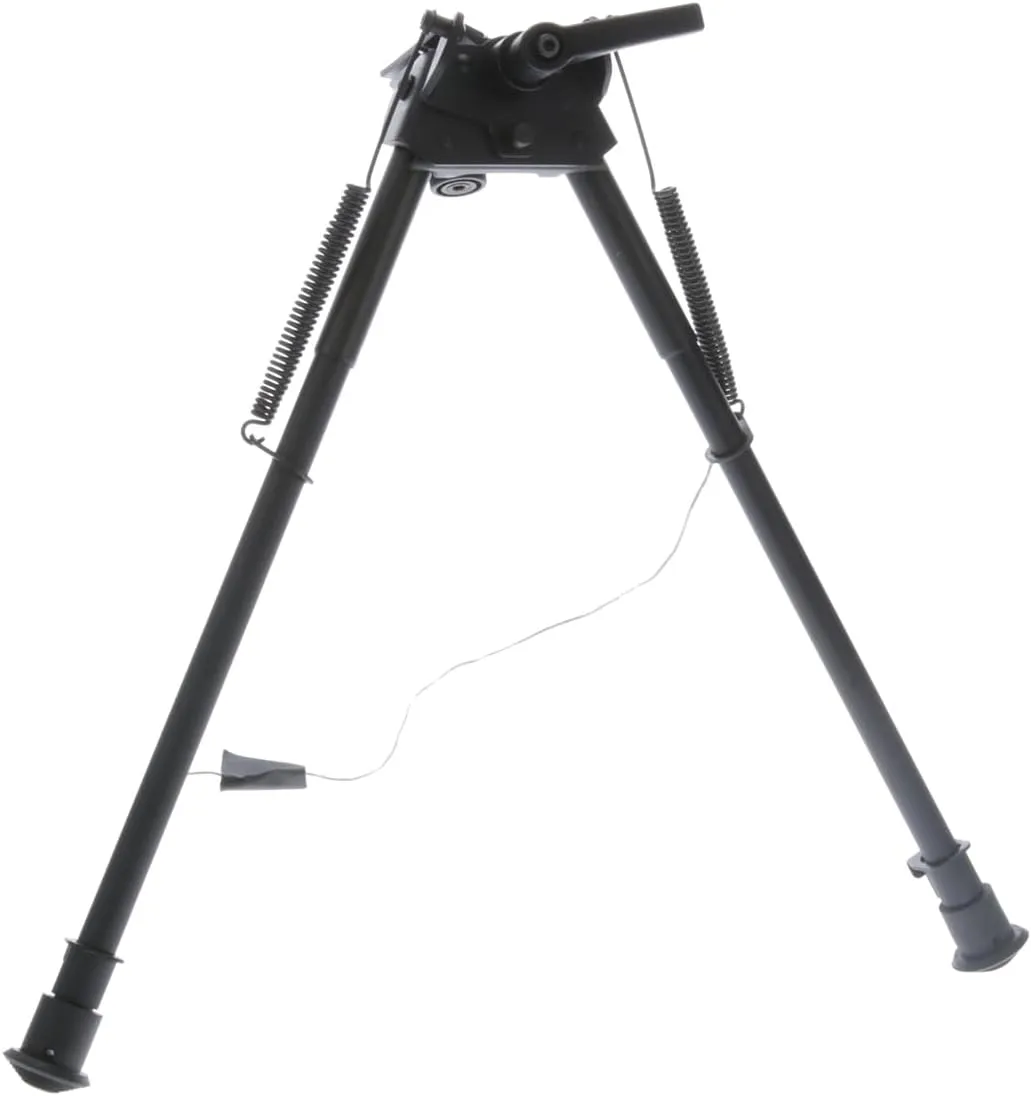 TRUGLO Tac Pod All-Metal Adjustable Lightweight Versatile Durable Portable Rifle Bipod for Bench or Prone Shooting - Base Style & Leg Length Options