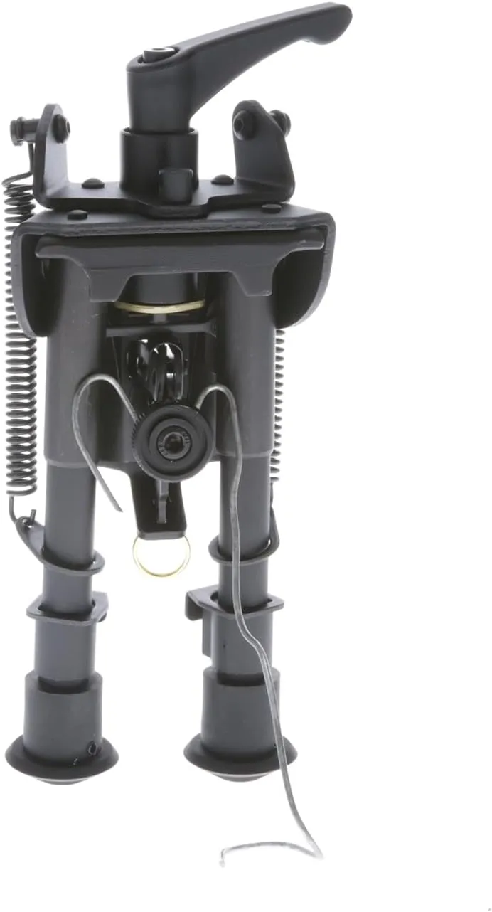 TRUGLO Tac Pod All-Metal Adjustable Lightweight Versatile Durable Portable Rifle Bipod for Bench or Prone Shooting - Base Style & Leg Length Options