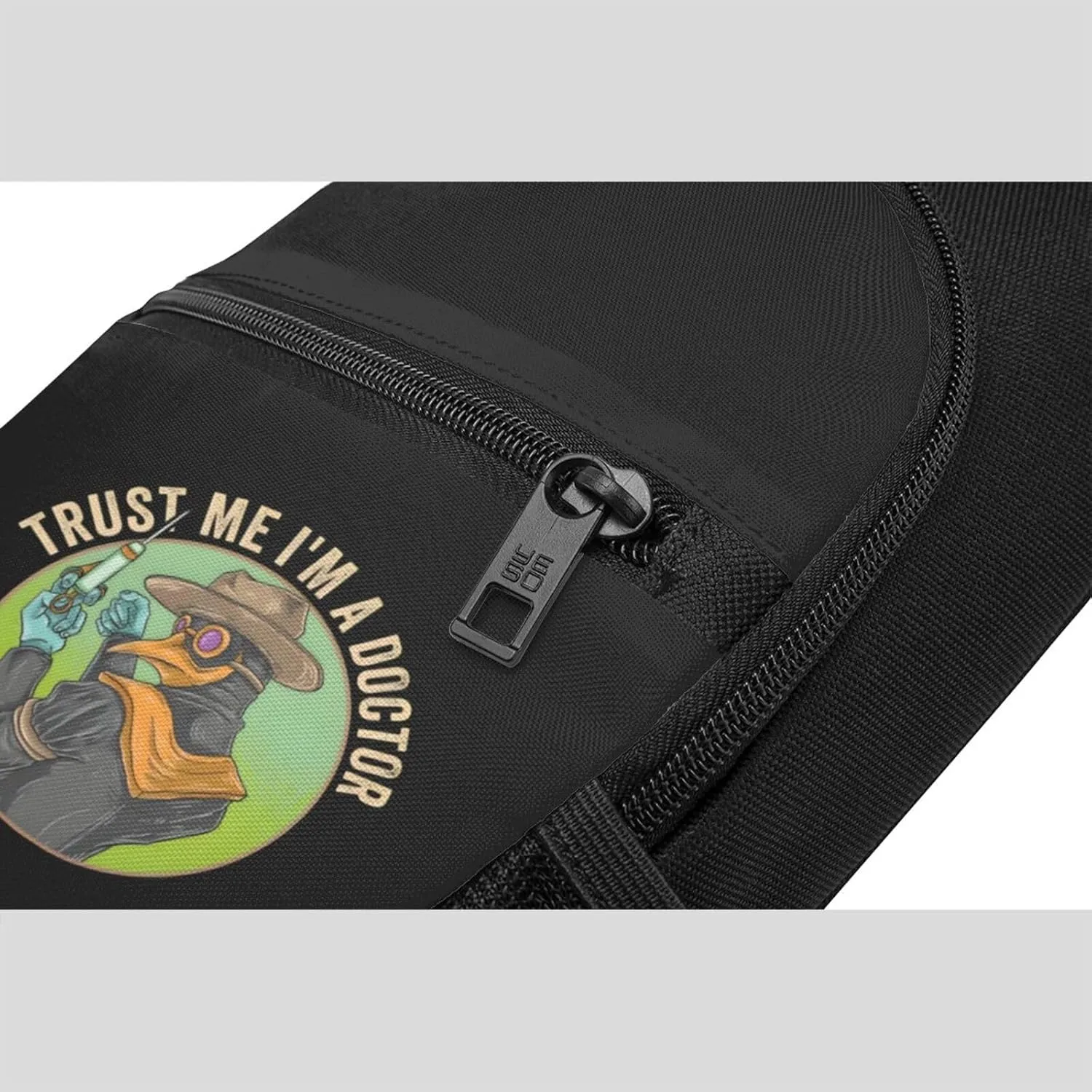 Trust Me I'M A Doctor I Medieval Plague Doctor Adjustable Fanny Pack Waist Bag For Travel Sports