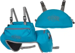 Tucker Day Tripper Durable Water-Resistant Western Trail Horseback Riding Equestrian Gear Saddle Bag Set, Includes Fleece-Lined Foam-Padded Cantle Bag & Pommel Bag