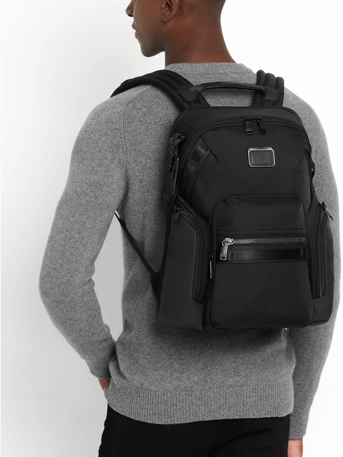 TUMI - Alpha Bravo Navigation Backpack - Everyday Travel Backpack - Fits Up to 15" Laptop - 16.0" X 14.0" X 7.3" - Charcoal