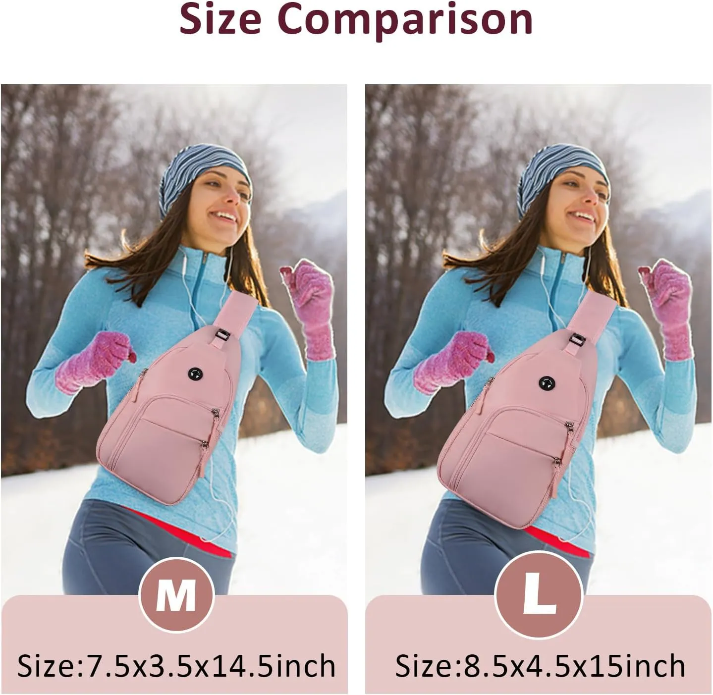 Tuwubi Crossbody Bags for Women Trendy,Sling Bag for Men with Adjustable Shoulder,Travel Essentials Backpack for Traveling