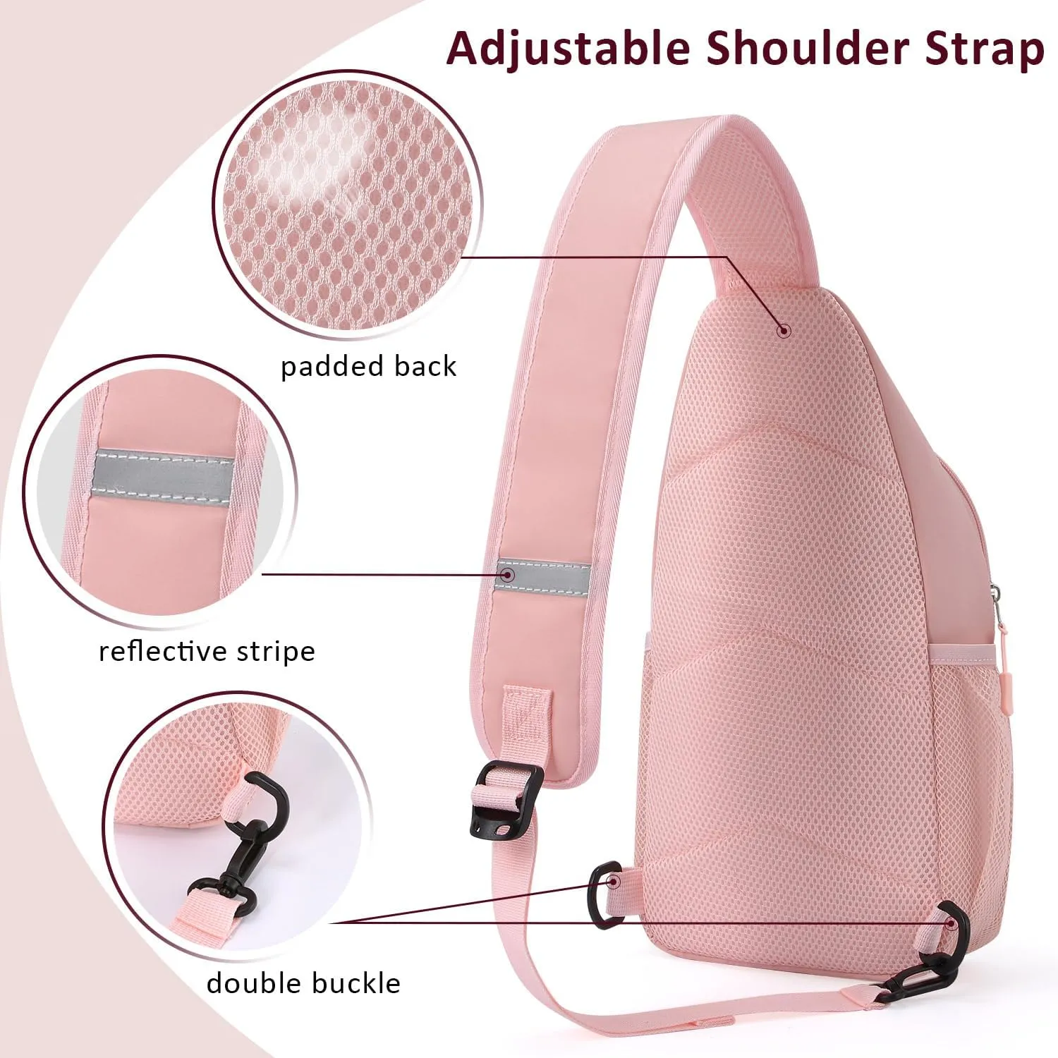 Tuwubi Crossbody Bags for Women Trendy,Sling Bag for Men with Adjustable Shoulder,Travel Essentials Backpack for Traveling