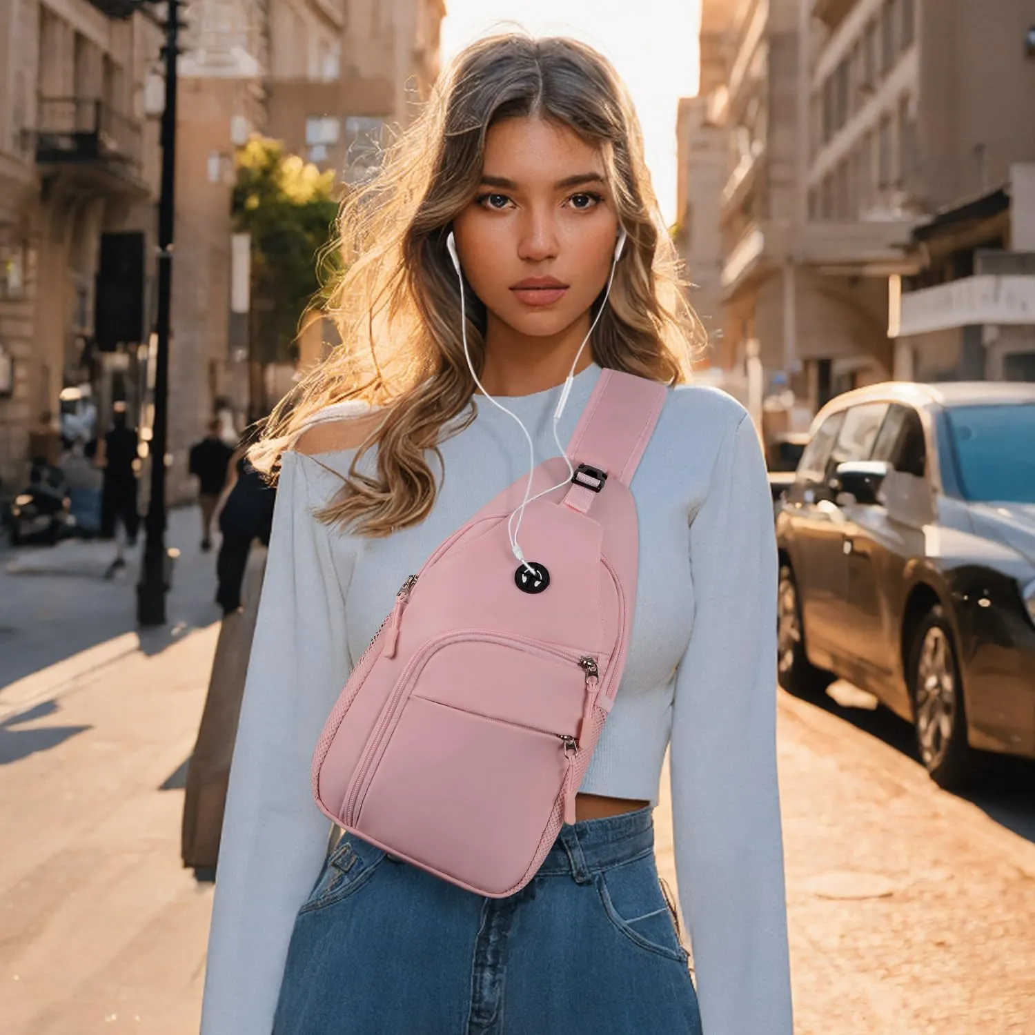 Tuwubi Crossbody Bags for Women Trendy,Sling Bag for Men with Adjustable Shoulder,Travel Essentials Backpack for Traveling