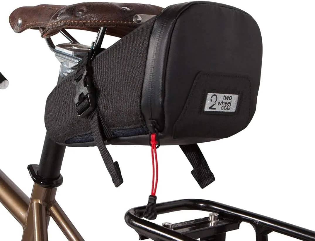 Two Wheel Gear - Commute Seat Pack - Water Resistant under Saddle Bag for Bicycle - for Bike Commuting and Touring