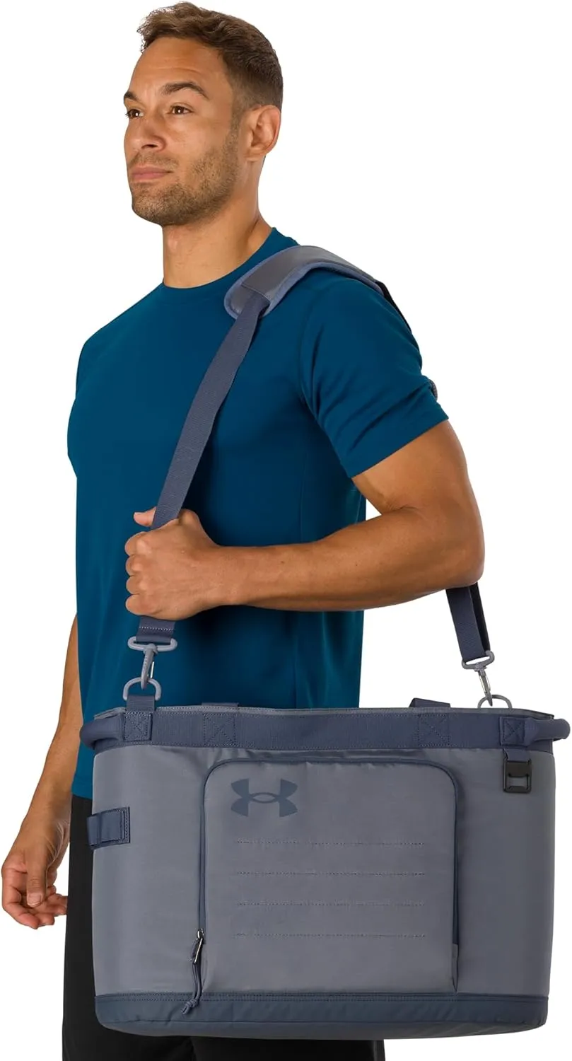 Under Armour Cooler Tote Bag. Insulated with Expandable Top. Fits 30 Cans   Room for Ice