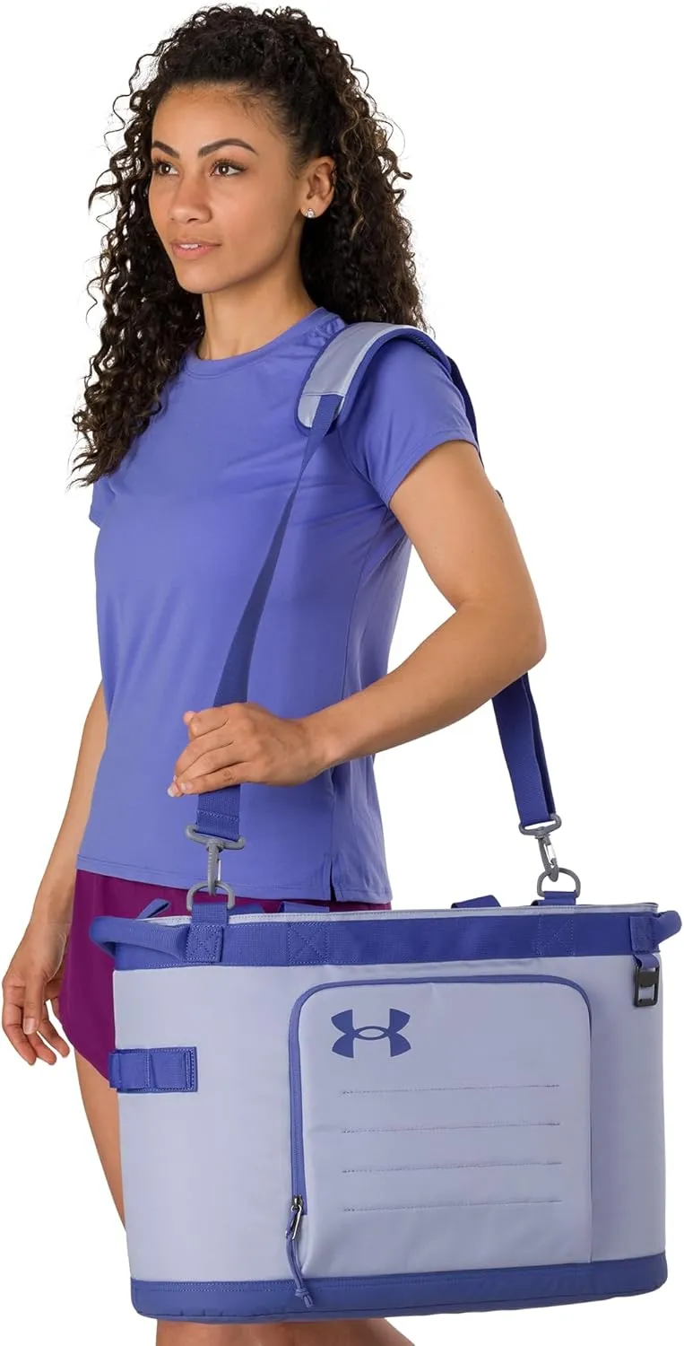 Under Armour Cooler Tote Bag. Insulated with Expandable Top. Fits 30 Cans   Room for Ice
