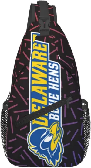 University Of Delaware Small Crossbody Backpack Sling Bag For Men Women Mini One Shoulder Chest Bags Gym Sport Travel Hiking Daypack