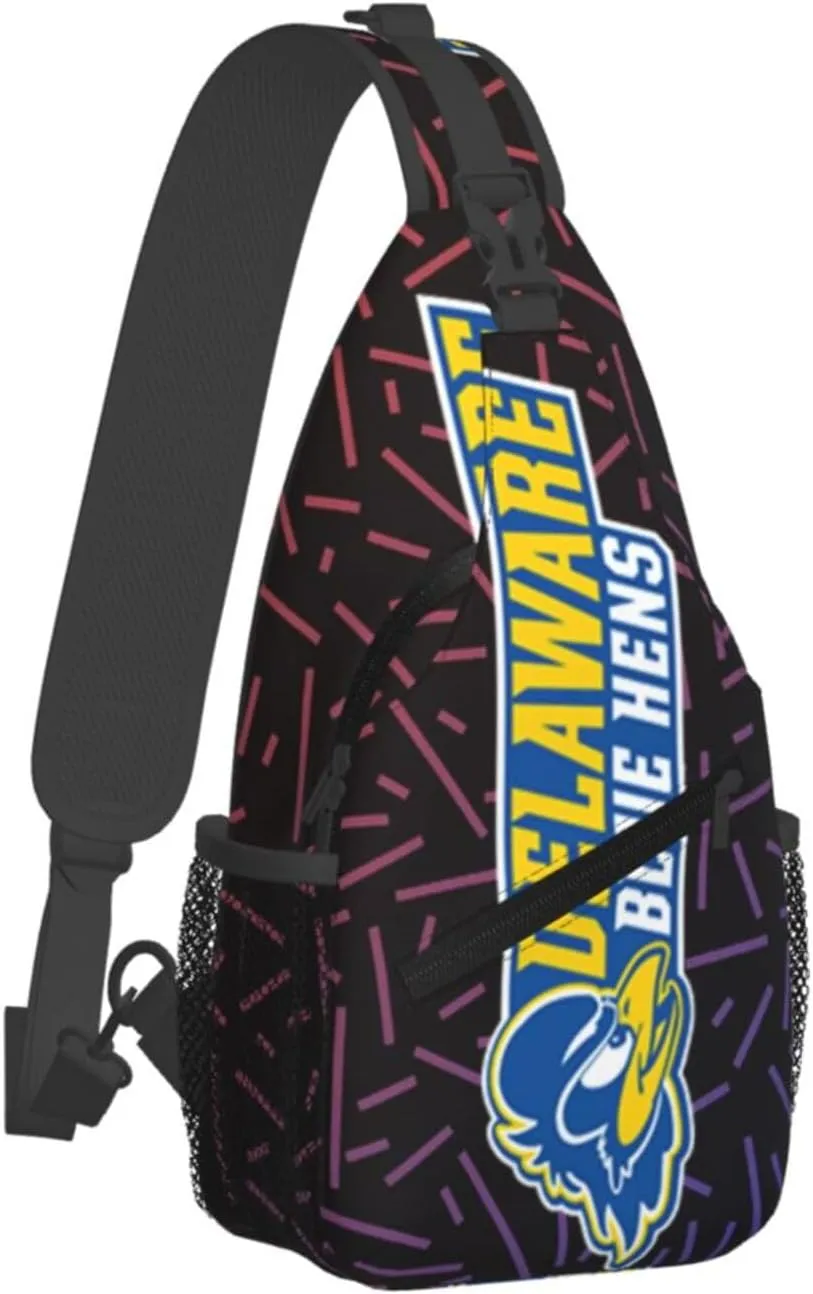 University Of Delaware Small Crossbody Backpack Sling Bag For Men Women Mini One Shoulder Chest Bags Gym Sport Travel Hiking Daypack