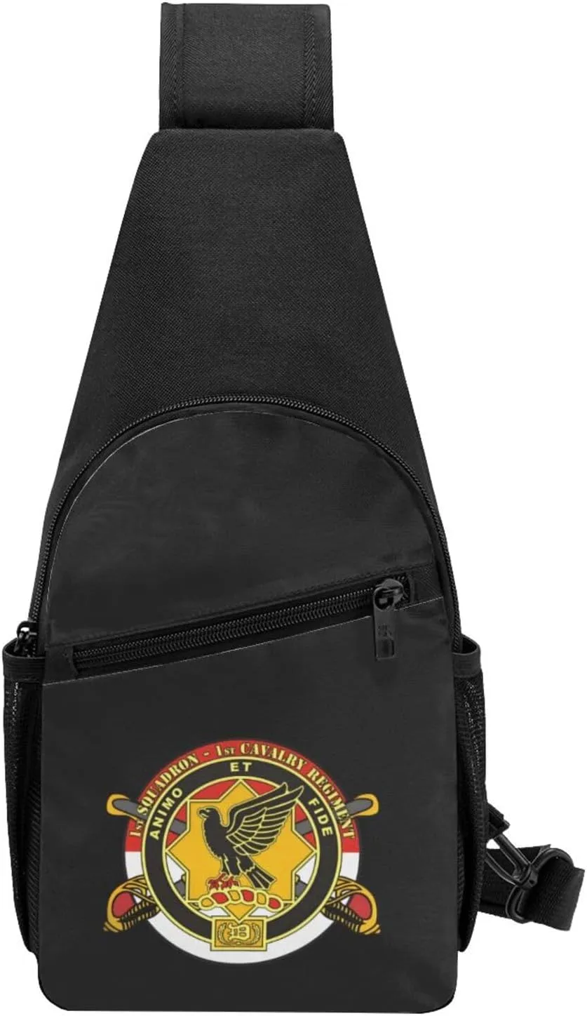 Us1st Cavalry Regiment Adjustable Fanny Pack Waist Bag For Travel Sports