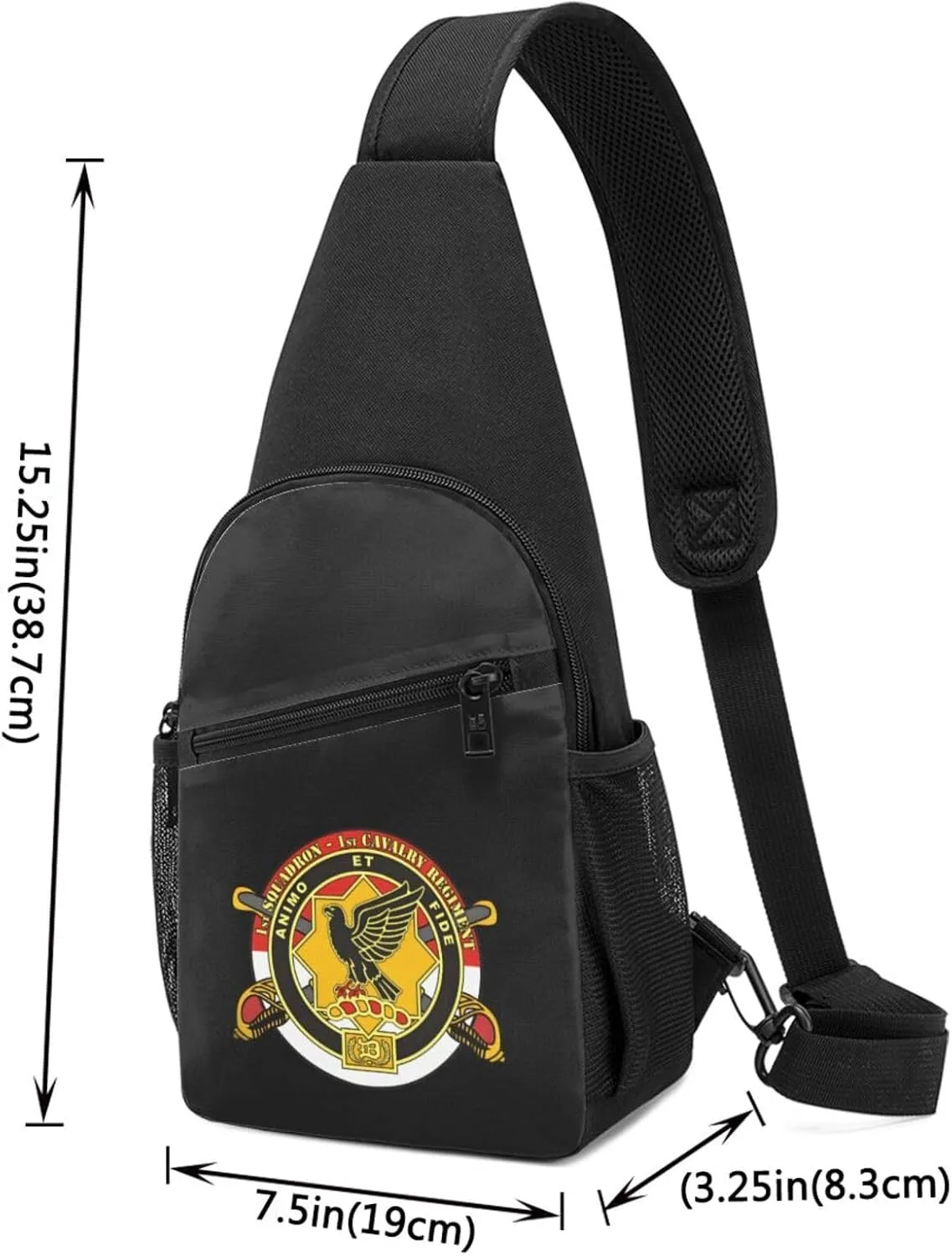 Us1st Cavalry Regiment Adjustable Fanny Pack Waist Bag For Travel Sports