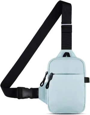 USHAKE Mini Sling Bag for Men Women - Small Crossbody Bag Casual Phone Chest Bag for Hiking Traveling Gifting