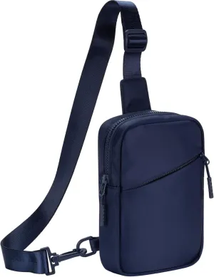 USHAKE Small Sling Bag for Women and Men, Water Resistant Crossbody Chest Bag Small Travel Bag for Casual, Travelling, Sport