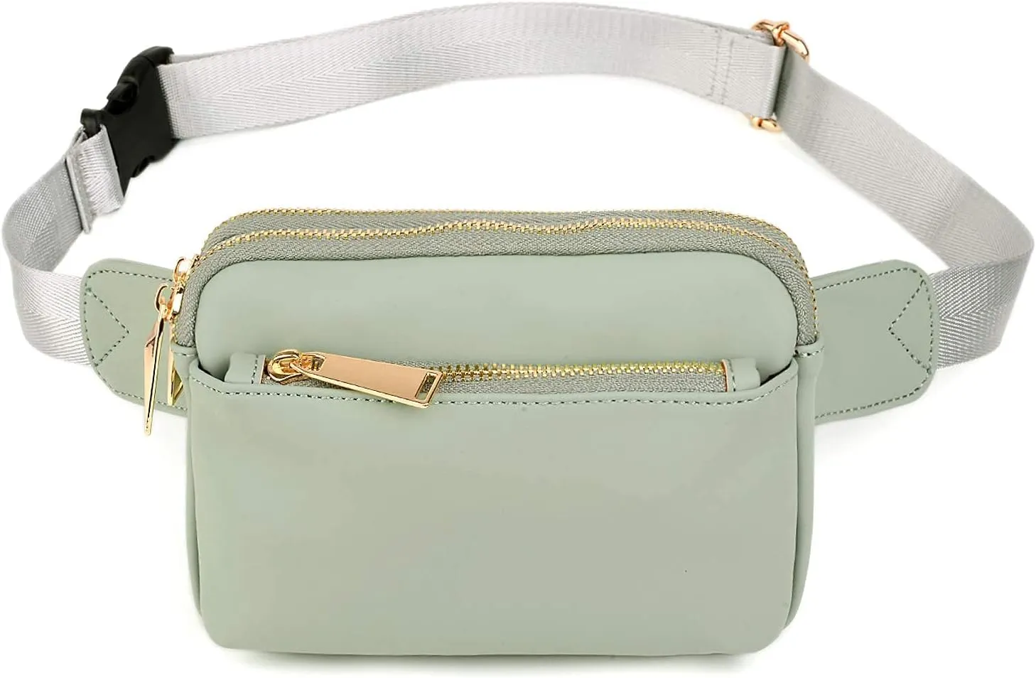 UTO Fanny Pack for Women Crossbody Trendy Fashion Belt Purse Chest Waist Hip Bumbag for Outdoor Shopping Travel Hiking