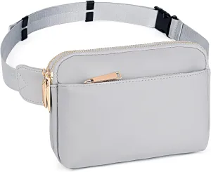 UTO Fanny Pack for Women Crossbody Trendy Fashion Belt Purse Chest Waist Hip Bumbag for Outdoor Shopping Travel Hiking
