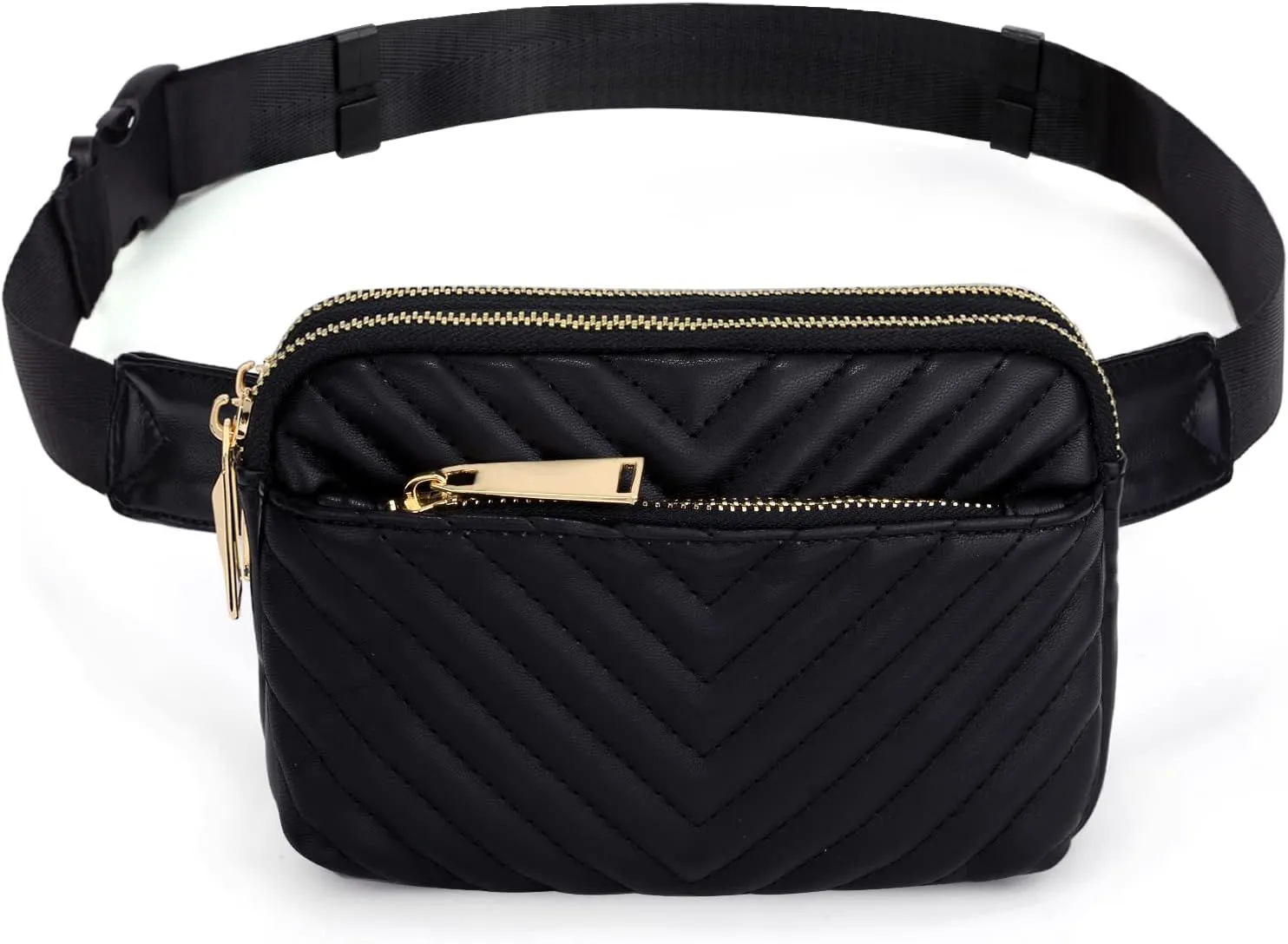 UTO Fanny Pack for Women Crossbody Trendy Fashion Belt Purse Chest Waist Hip Bumbag for Outdoor Shopping Travel Hiking