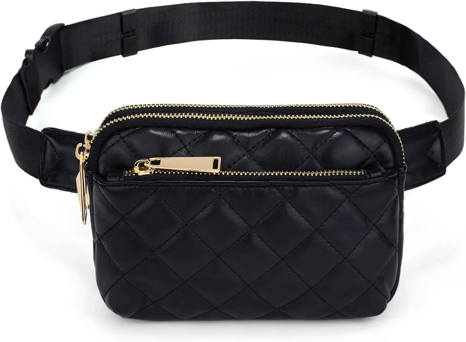 UTO Fanny Pack for Women Crossbody Trendy Fashion Belt Purse Chest Waist Hip Bumbag for Outdoor Shopping Travel Hiking
