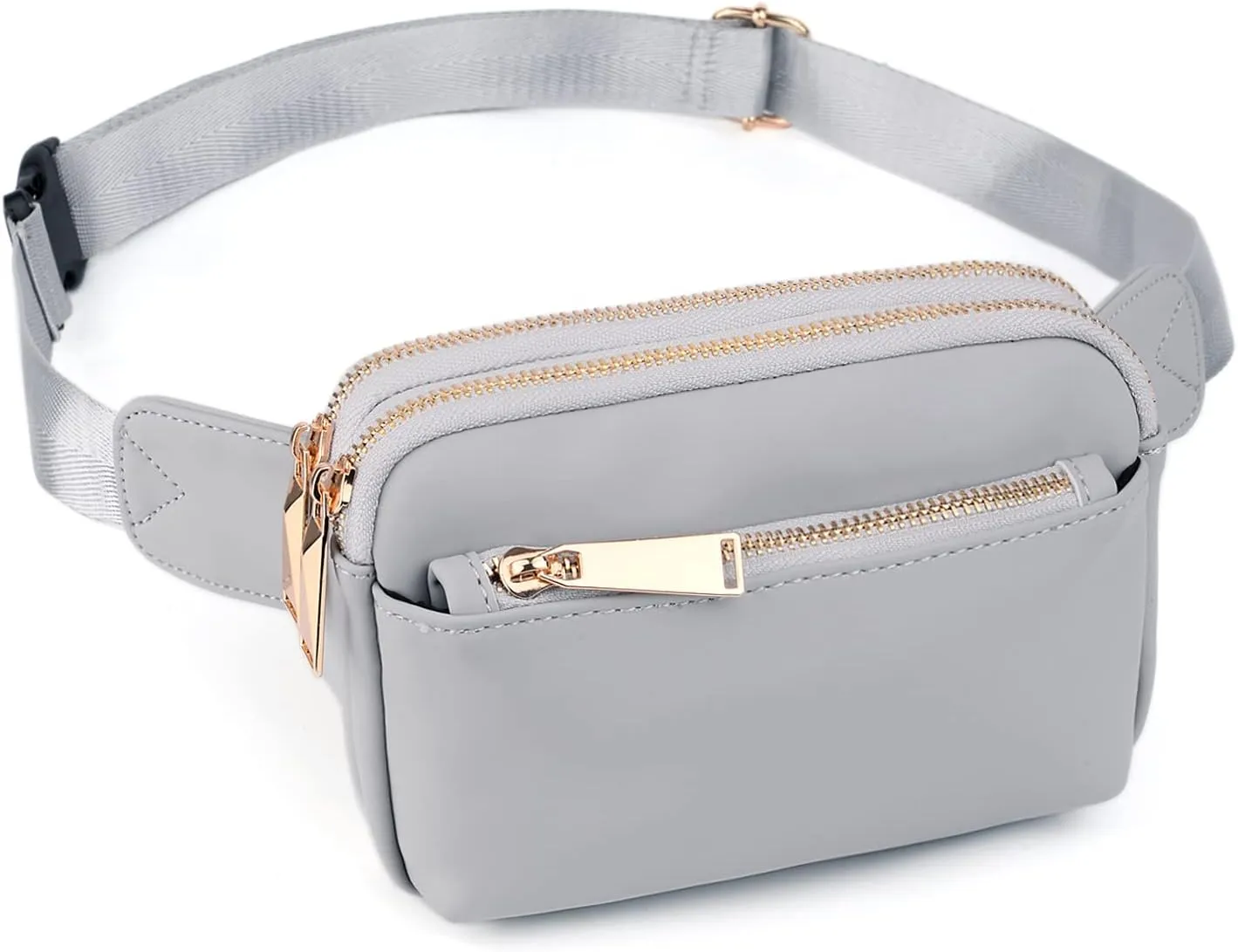 UTO Fanny Pack for Women Crossbody Trendy Fashion Belt Purse Chest Waist Hip Bumbag for Outdoor Shopping Travel Hiking