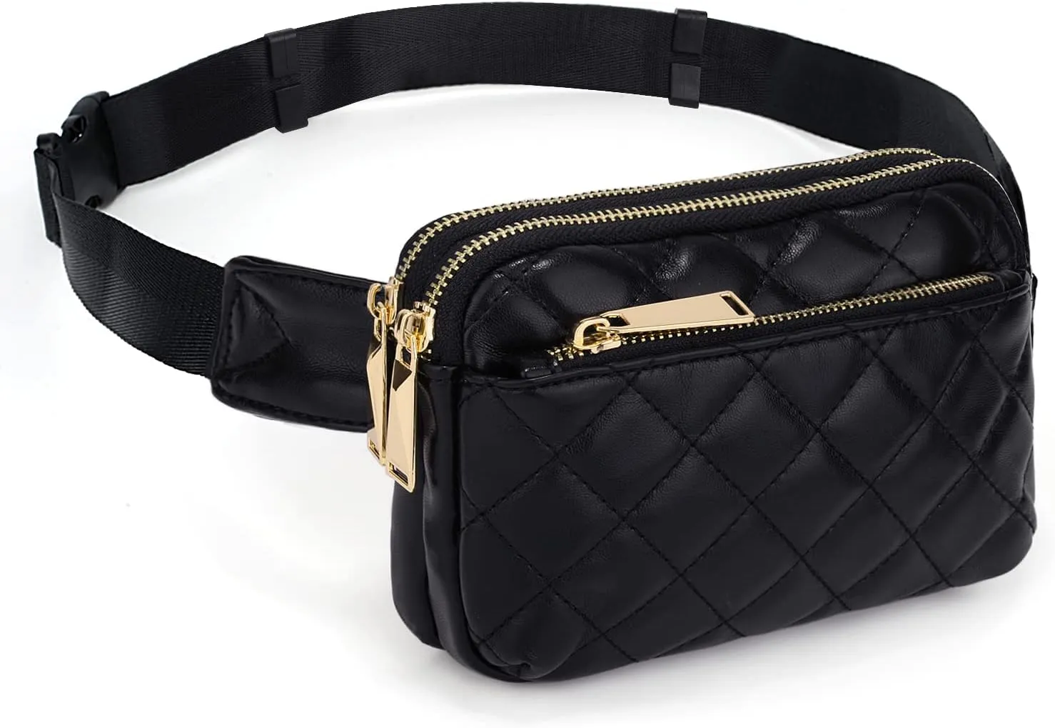UTO Fanny Pack for Women Crossbody Trendy Fashion Belt Purse Chest Waist Hip Bumbag for Outdoor Shopping Travel Hiking