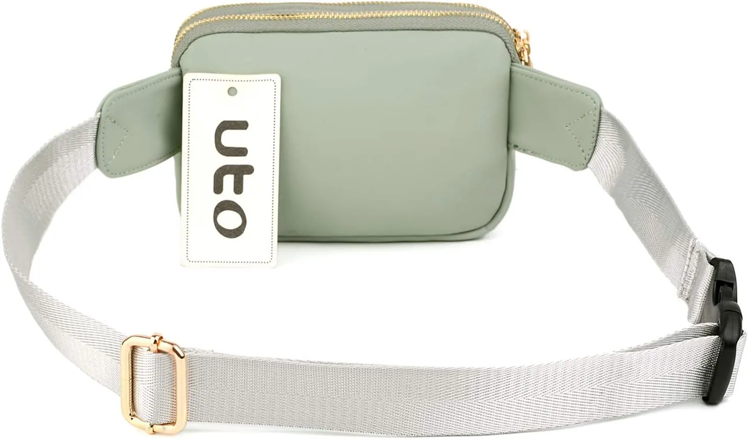 UTO Fanny Pack for Women Crossbody Trendy Fashion Belt Purse Chest Waist Hip Bumbag for Outdoor Shopping Travel Hiking