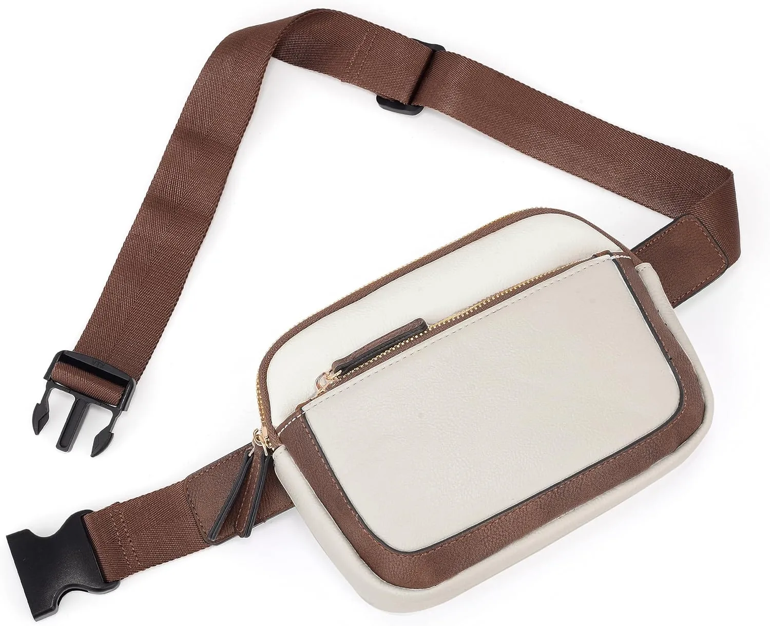 UTO Fanny Pack for Women Crossbody Trendy Fashion Belt Purse Chest Waist Hip Bumbag for Outdoor Shopping Travel Hiking