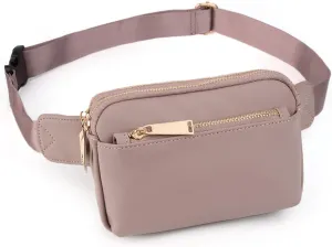 UTO Fanny Pack for Women Crossbody Trendy Fashion Belt Purse Chest Waist Hip Bumbag for Outdoor Shopping Travel Hiking