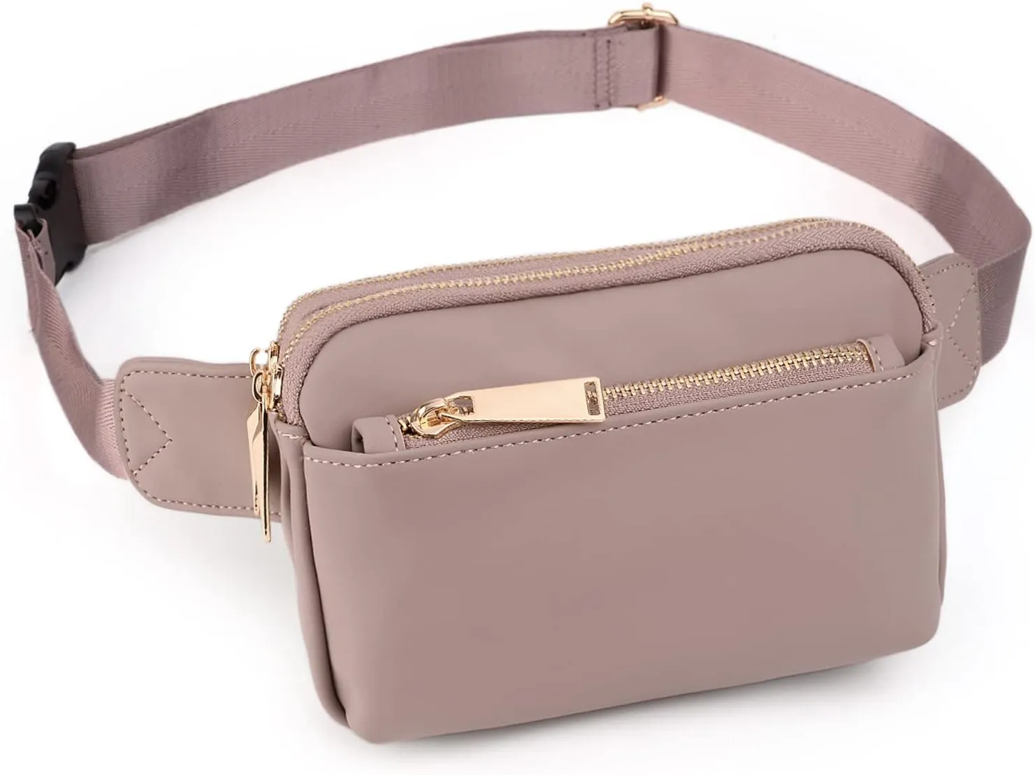 UTO Fanny Pack for Women Crossbody Trendy Fashion Belt Purse Chest Waist Hip Bumbag for Outdoor Shopping Travel Hiking
