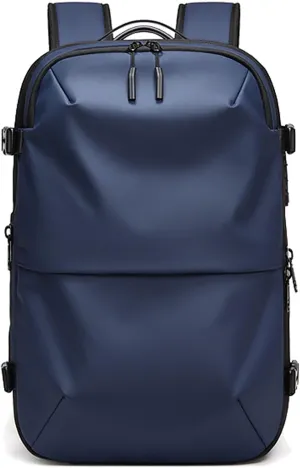 Vacpack Backpack, Vacpack Vacuum Backpack Luggage, Waterproof And Anti-Theft Expandable Large Capacity (Blue-B)