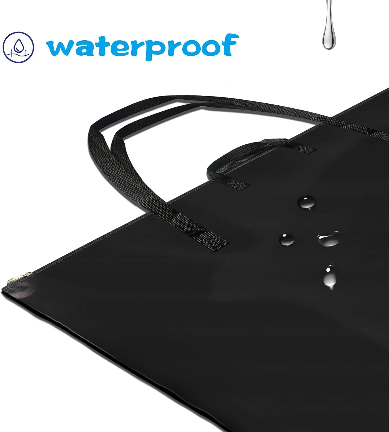 Vantasii Black Art Portfolio Case 24” X 36” with Shoulder Strap