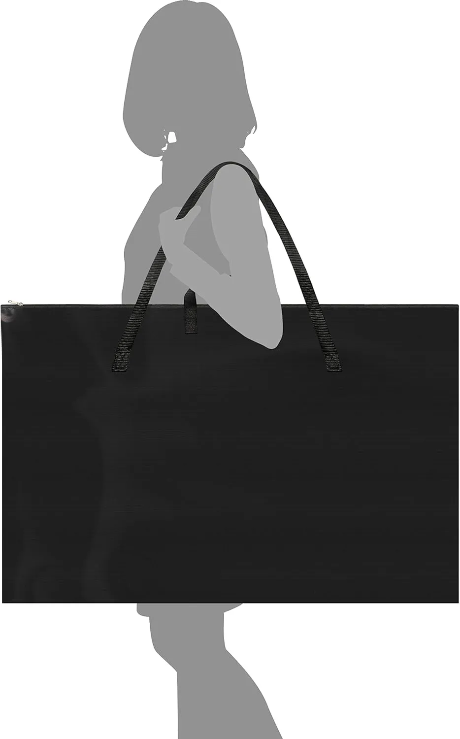 Vantasii Black Art Portfolio Case 24” X 36” with Shoulder Strap