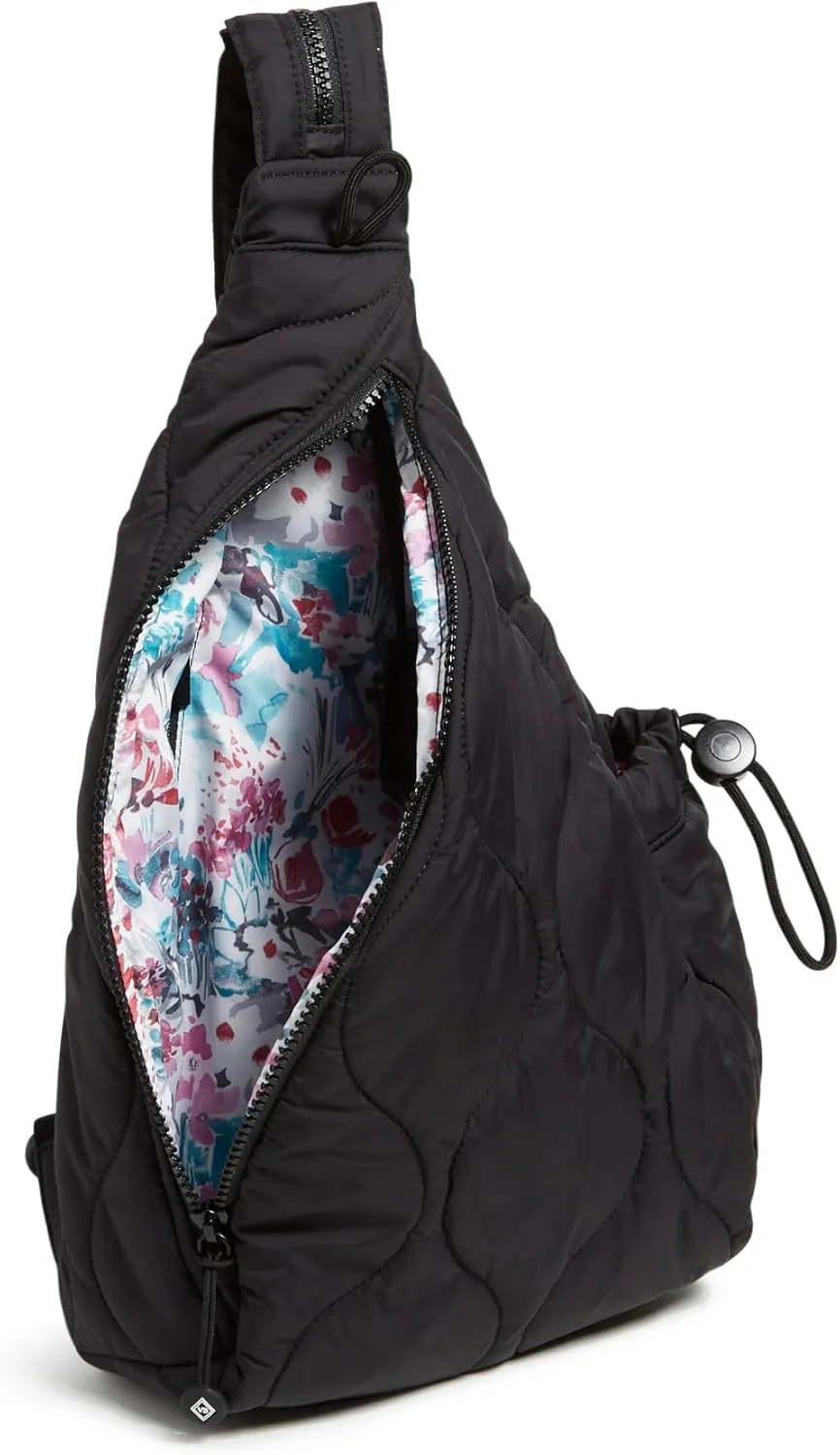 Vera Bradley Featherweight Sling Backpack, Black