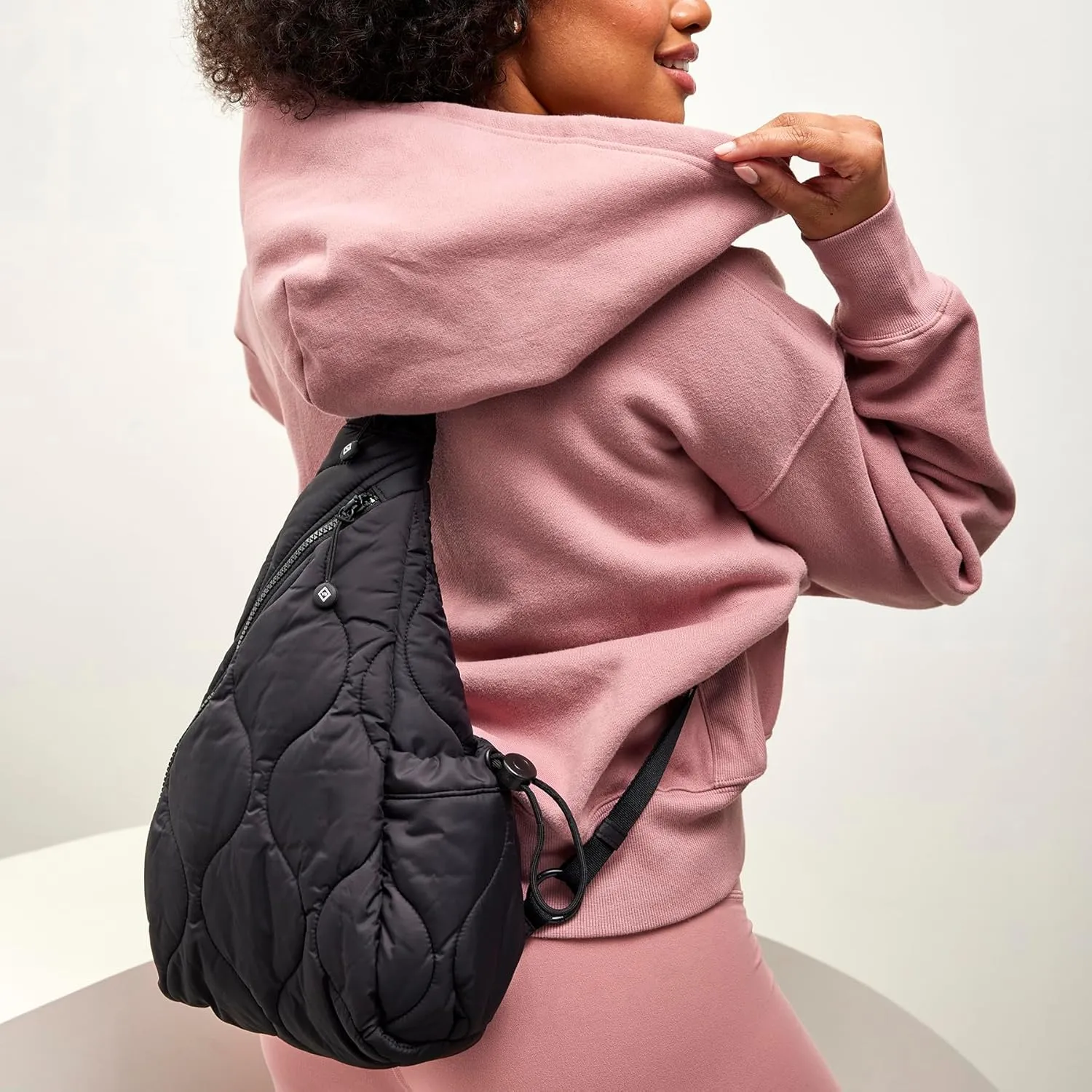 Vera Bradley Featherweight Sling Backpack, Black