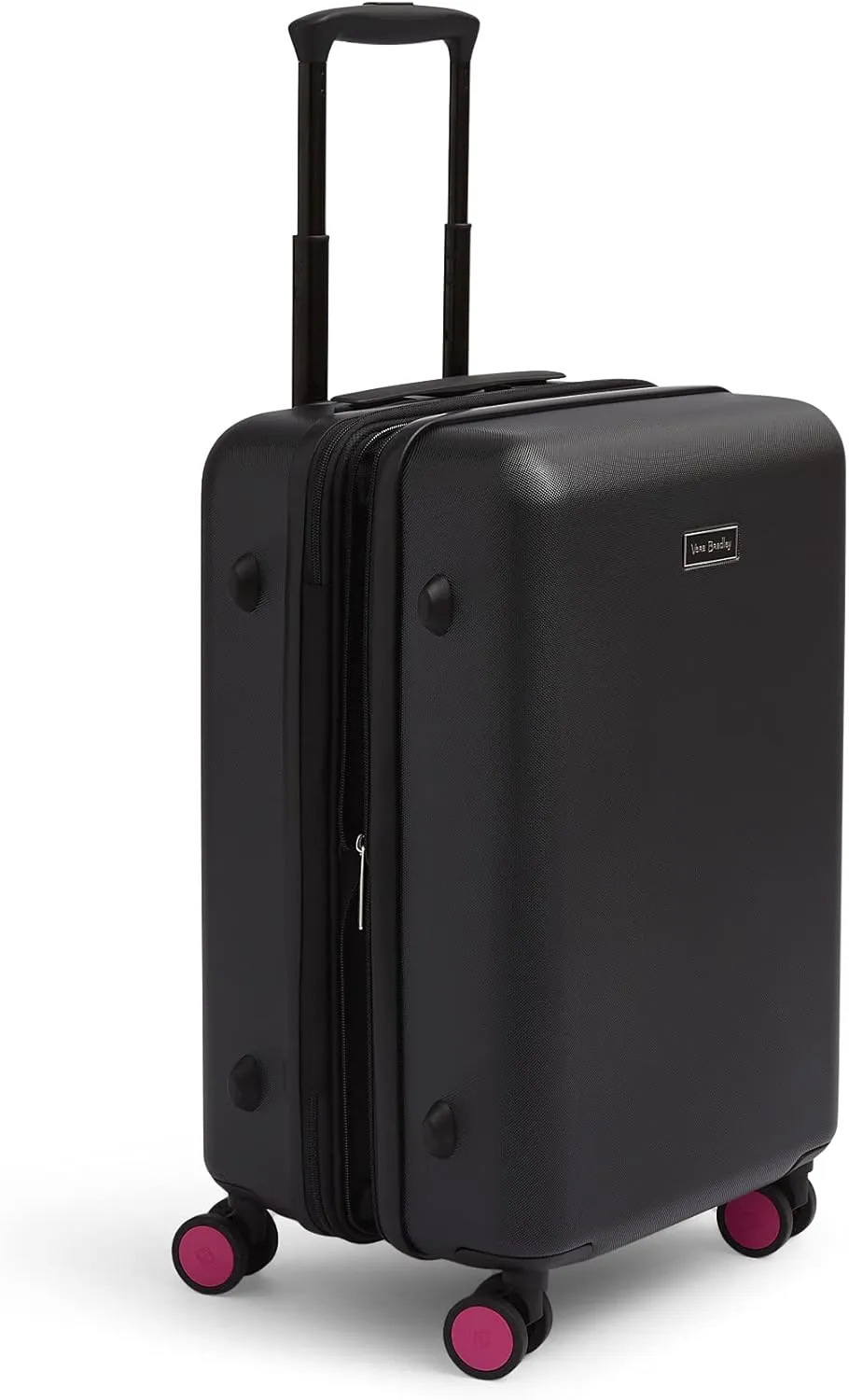 Vera Bradley Women's Hardside Rolling Suitcase Luggage, Black, 29" Check In