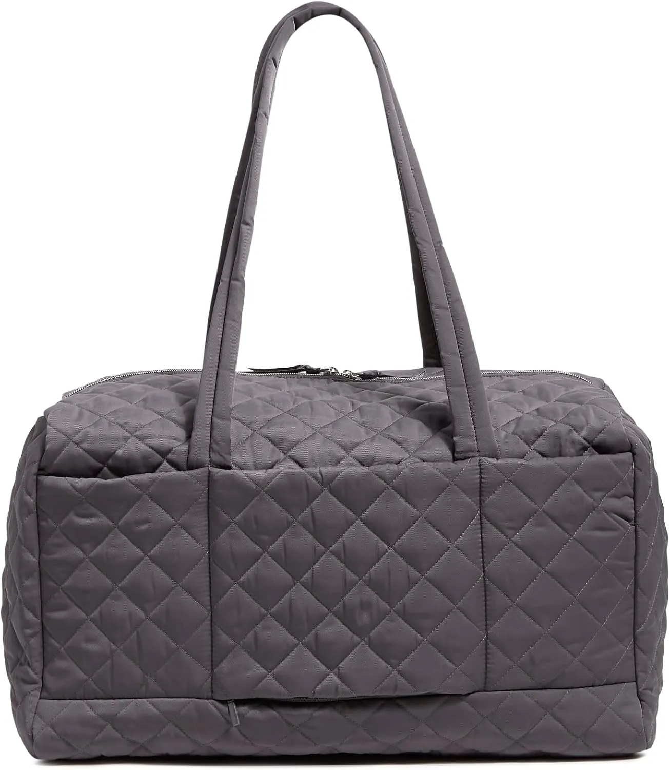 Vera Bradley women's Performance Twill Large Travel Duffle Bag, Shadow Gray, One Size