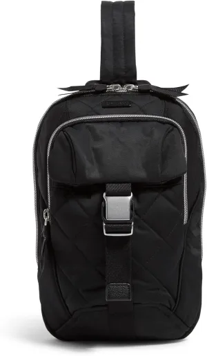 Vera Bradley Women's Performance Twill Utility Sling Backpack, Black, One Size