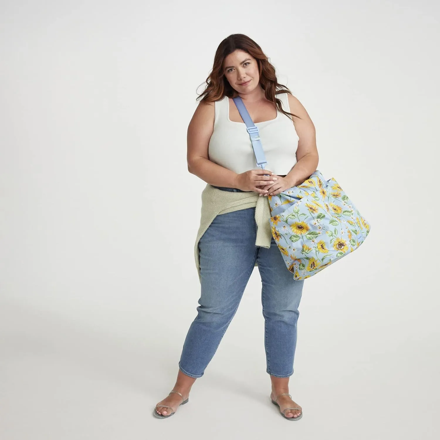 Vera Bradley Women's Recycled Lighten Up Reactive Travel Tote Travel Bag