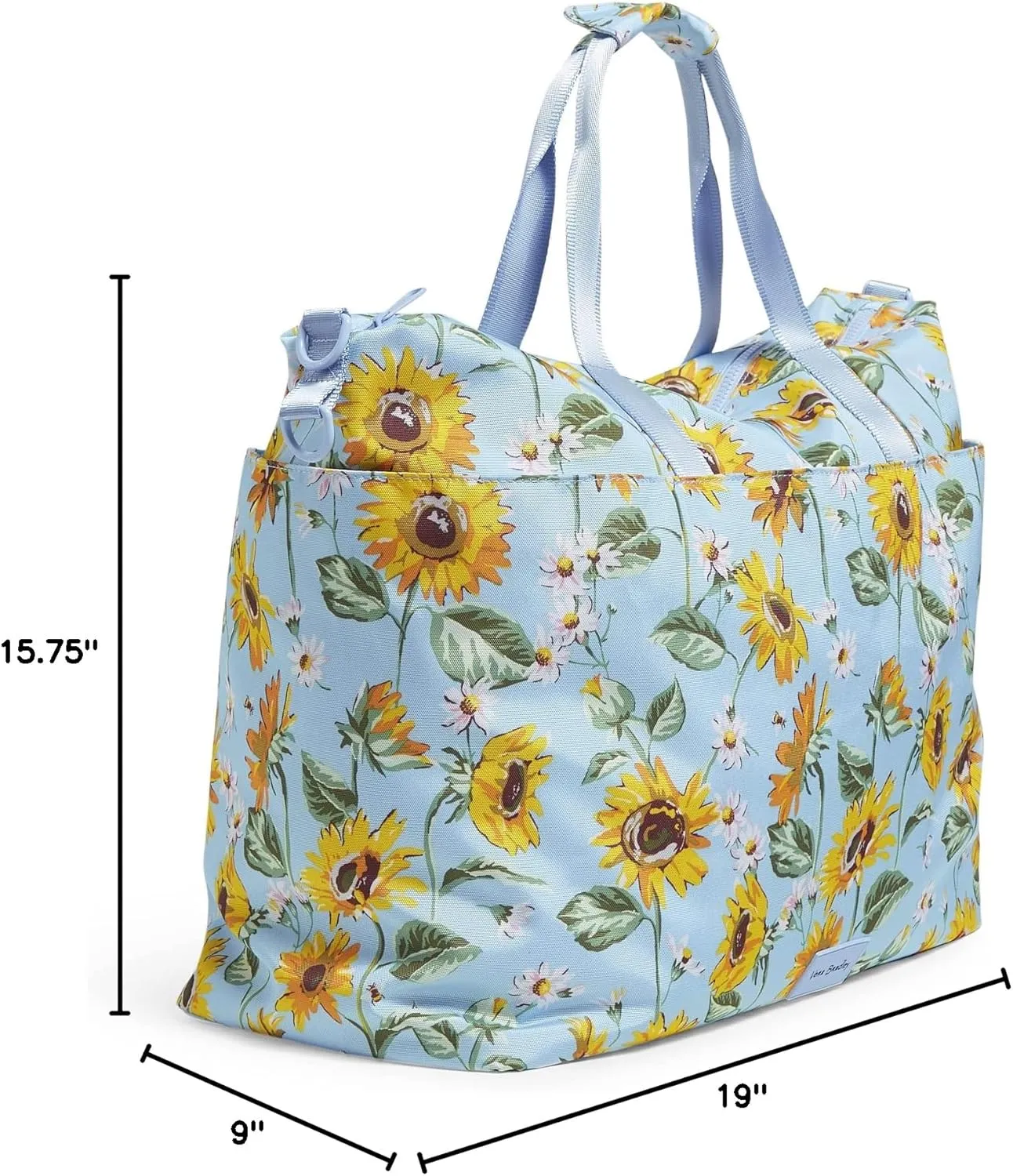 Vera Bradley Women's Recycled Lighten Up Reactive Travel Tote Travel Bag