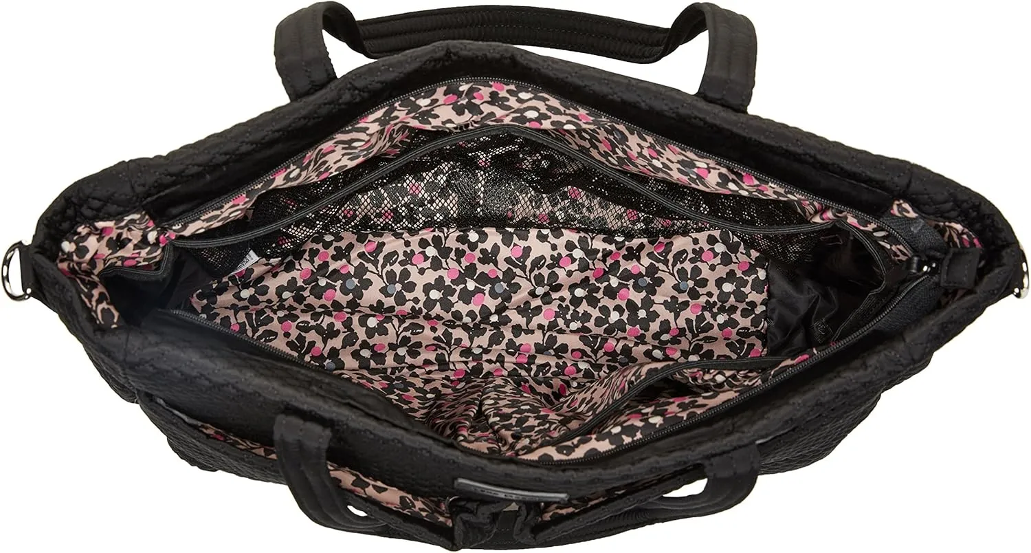 Vera Bradley Women's Women s Microfiber Ultimate Baby Diaper Bag Classic Black One Size