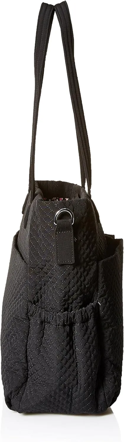 Vera Bradley Women's Women s Microfiber Ultimate Baby Diaper Bag Classic Black One Size