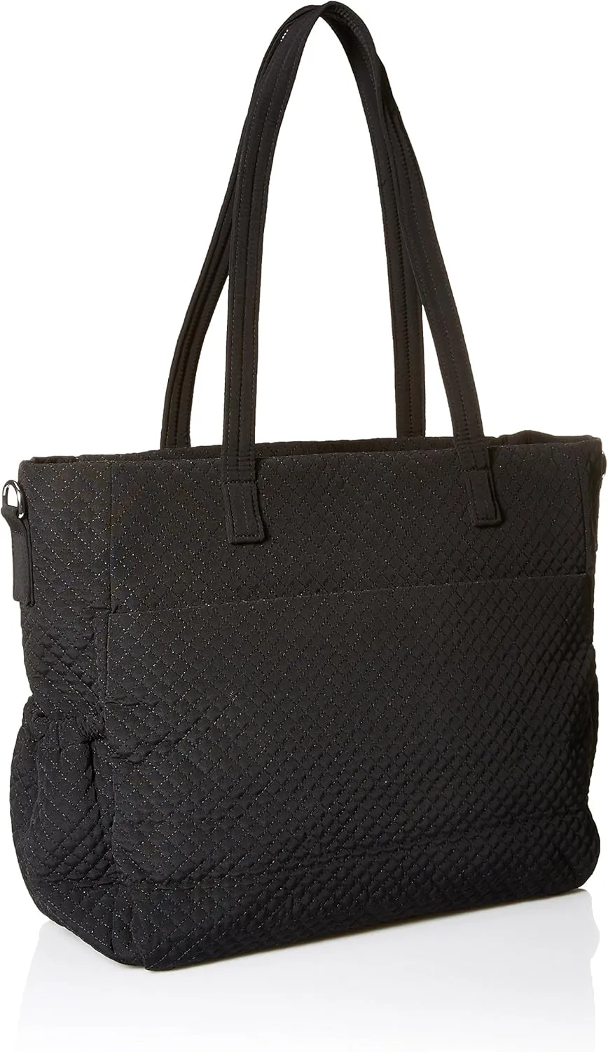 Vera Bradley Women's Women s Microfiber Ultimate Baby Diaper Bag Classic Black One Size